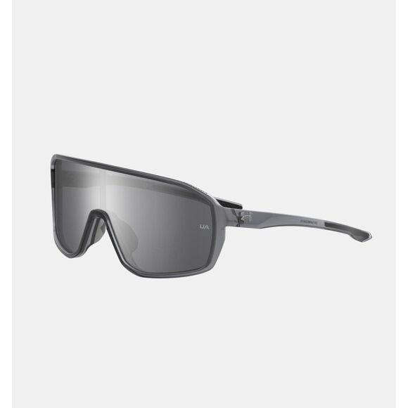 UA Gameday Mirror Unisex Sunglasses Under Armour Sports Sunglasses Matte Gray - Picture 1 of 6